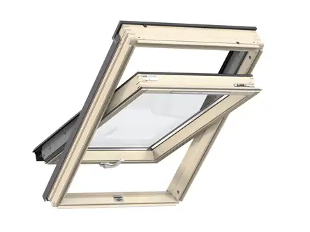 Kyvné strešné okno so spodným ovládaním GZL-B, drevené