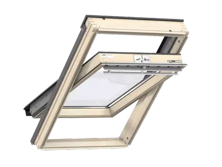 Kyvné strešné okno GZL, drevené