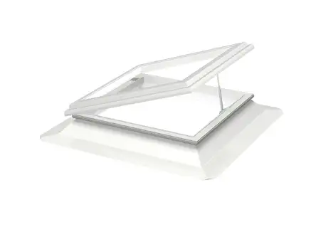 Základňa kupoly CFJ, ventilačné krídlo ZCJ, manuálny vretenový pohon, horná časť kupoly ISJ