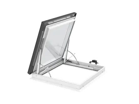 Základňa elektrického výlezu pre ploché strechy CXU, sklenená plochá horná časť ISU 2093